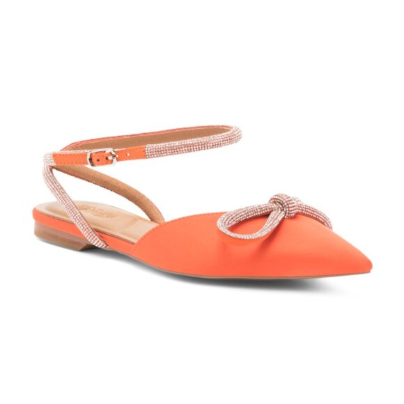 BIBI LOU Ankle Strap Evening Flats - Picture 1 of 3